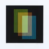 Carlos Cruz-Diez, Litografía sobre papel. ,Edición 41 de 75, Litografía sobre papel. ,Edición 41 de 75