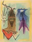 Wifredo Lam, Litografía sobre pape,Edición 16 de 99, Litografía sobre pape,Edición 16 de 99