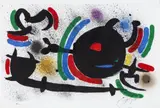 Joan Miró, Litografía sobre pape,Edición Hors Commerce, Litografía sobre pape,Edición Hors Commerce