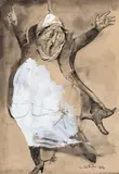 Juan Antonio Roda, Dibujo en tinta y aguada sobre papel, Dibujo en tinta y aguada sobre papel