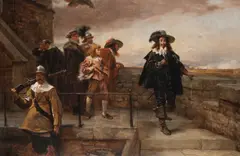 Robert Alexander Hillingford, The Defeat Of Charles I, Oil on canvas Image size: