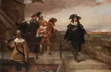 Robert Alexander Hillingford, The Defeat Of Charles I, Oil on canvas Image size: