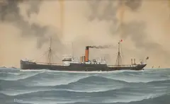 F. Corpuz, Antwerp 1911, Gouache Image size: