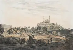 Henry Salt, A View At Lucknow, aquatint