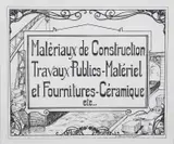 E. Rauschenberger, Trade Card Designs, pen and ink (unframed) the first: 17cm x 14cm