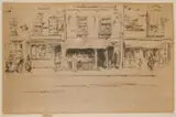 James Abbott McNeill Whistler, Maunders Fish Shop, Chelsea, 1890