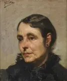 Joaquín Sorolla, Portrait Of A Lady, oil on panel