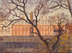 Julian Barrow, Royal Hospital, From My Studio, oil on canvas