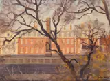 Julian Barrow, Royal Hospital, From My Studio, oil on canvas