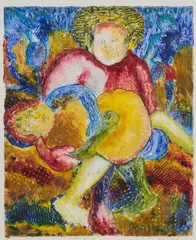 Helen Sebidi, Still Going On, lithograph