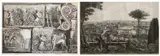 Luigi Rossini, (i) IL MONTE AVENTIO; (ii) RACCOLTA DI FRAMMENTI DIVERSI (i), etching with engraving
