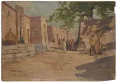 Lorenzo Cecconi Italian, Untitled, oil on wood panel