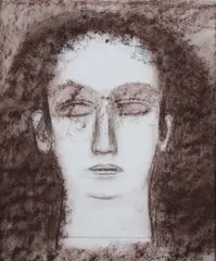Ganesh Pyne, Untitled, pastel on paper