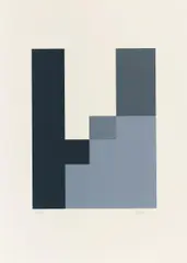 4A by Rudolf Jahns, Serigrafie auf Papier, sold Jun 2016