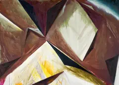 Hansjörg Dobliar, Velvet (in the purple valley), Acryl, Öl und Lack auf Leinwand
