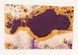 Ohne Titel (Nr. 8) by Hermann Nitsch, Mischtechnik auf Papier auf Karton aufgezogen, sold Jun 2016