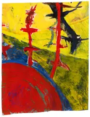 Birgit Ramsauer, Unwetter, Acryl auf Papier