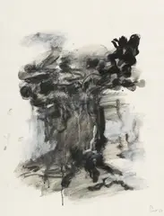 Ohne Titel by Per Kirkeby, Mischtechnik auf Papier, sold Jun 2016
