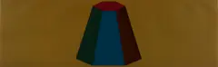 Flat Top Pyramid with Colours superimposed by Sol LeWitt, Farbsiebdruck auf Papier, Arches Cover, sold Jun 2016