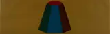 Sol LeWitt, Flat Top Pyramid with Colours superimposed, Farbsiebdruck auf Papier, Arches Cover