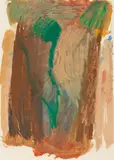 Per Kirkeby, Ohne Titel, Mischtechnik auf Papier
