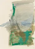 Per Kirkeby, Ohne Titel, Mischtechnik auf Papier