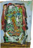 Markus Lüpertz, "Männer ohne Frauen. Parsifal", Öl und Tempera auf Wellpappe