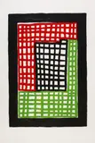 Günther Förg, Ohne Titel, 1996, Handkolorierte Lithografie auf Bütten