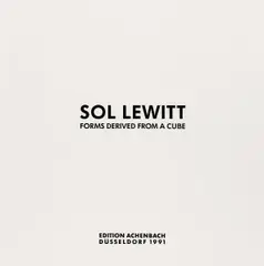 Sol LeWitt, Forms derived from a cube, Farbsiebdruck auf Papier, Somerset
