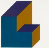 Sol LeWitt, Forms derived from a cube (color), Farbsiebdruck auf Papier, Somerset