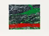 Hans-Jörg Holubitschka, Italien, Linoldruck auf Papier
