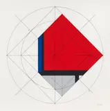 Jean Gorin, Ohne Titel, Siebdruck auf Karton