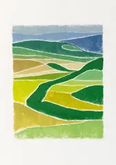 Gerhard Taubert, Ohne Titel, Öl und Bleistift auf Papier