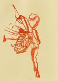 Spur I by Joseph Beuys, Farblithografie auf grünem bzw, sold Jun 2016