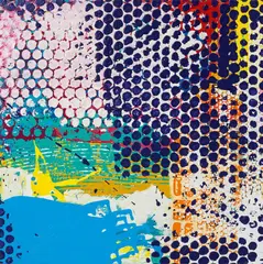 Juan Gopar, Ohne Titel, Acryl auf Leinwand, auf Holz aufgezogen