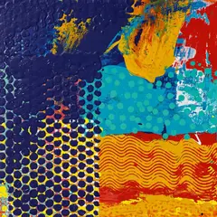 Juan Gopar, Ohne Titel, Acryl auf Leinwand, auf Holz aufgezogen