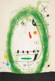 Joan Miró, L'Exilé vert, Radierung, Aquatinta und Carborundum auf Velin