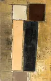 William Gear, "Vertical study", Öl auf Leinwand