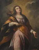 Luca Giordano, Saint Margaret and the Dragon, Oil on canvas