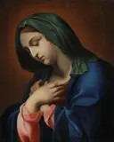 Carlo Dolci, The Prayerful Madonna, Oil on canvas