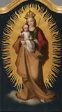 German School, The Madonna & Child, Oil on canvas