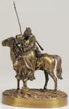 Vasily Y. Grachev, The Farewell Kiss, Bronze