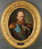 Nikolay Shilder, Portrait of Emperor Alexander III -, Oil on canvas