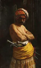 Giovanni Guida, A Barbary Pirate -, Oil on canvas