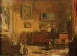 Édouard Vuillard, Interior Scene -, Oil on Canvas