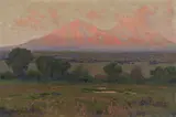 Charles Partridge Adams, Sunrise on the Spanish Peak, in the vicinity of Walsenburg, CO