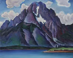 Vance Kirkland, Jackson Hole -, Oil on illustration board