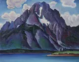Vance Kirkland, Jackson Hole -, Oil on illustration board