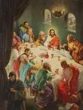 George Hinke, The Last Supper -, Oil on Canvas