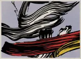 Roy Lichtenstein, Brushstrokes -, Screen print Edition 28/300